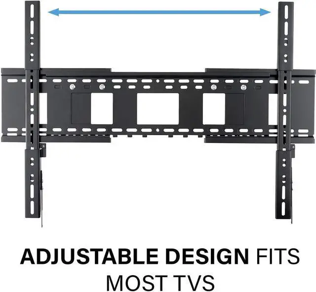 Alt view image 3 of 7 - Sanus Premium Universal 3-Stud Heavy Duty Tilting Wall Mount For Large TVs - Fits 50"-120" Flat Screens - Low Profile - Easy Install - UL Tested For Safety -VMPL3-B1