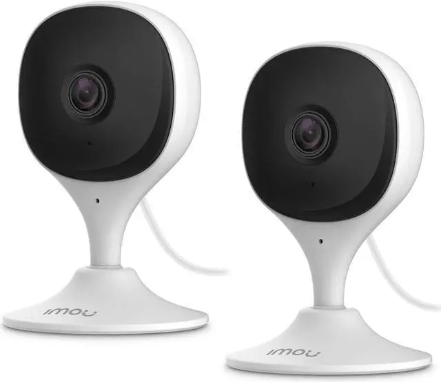 Main image of Imou Home Security Camera 2 Pack 1080P Baby Monitor with Night Vision, 2-Way Audio, Human Detection, Sound Detection, Plug in WiFi Indoor Camera Dog Cam with App, 2.4G Wi-Fi Only, Works with Alexa