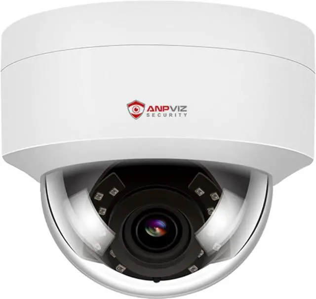 Main image of Anpviz 4MP PoE IP Dome Camera with Microphone/Audio, IP Security Camera Outdoor Indoor, 98ft Night Vision, IP66 Waterproof, 2.8mm Wide Angle Lens, 24/7 Recording, Not PTZ, NDAA Complaint (U Series)