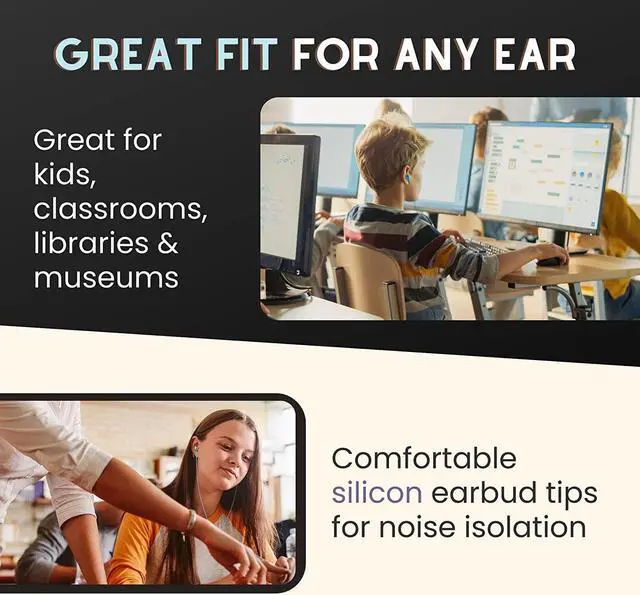 Alt view image 5 of 7 - JustJamz Bulk Earbuds 50 Pack | Basic Earbuds, Pearl White In-Ear Earphones, Disposable Headphones, Wired