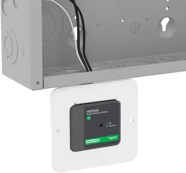 Alt view image 2 of 3 - Square D by Square D HEPD25 Universal Whole House Surge Protection Device, 1-Phase, 3-Wire for 120/240V, 25kA