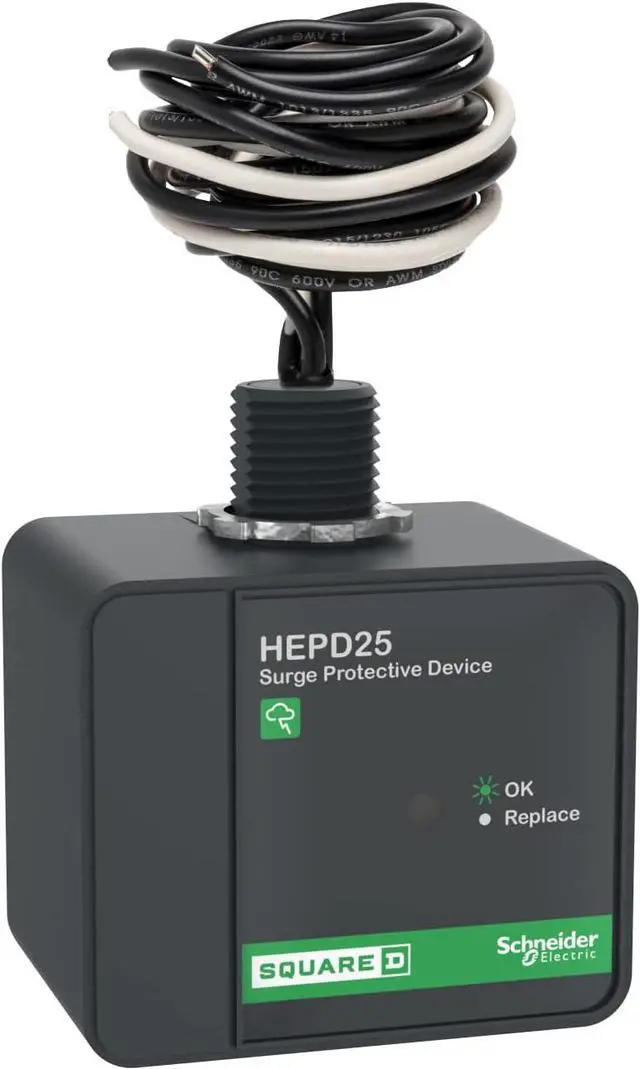 Main image of Square D by Square D HEPD25 Universal Whole House Surge Protection Device, 1-Phase, 3-Wire for 120/240V, 25kA