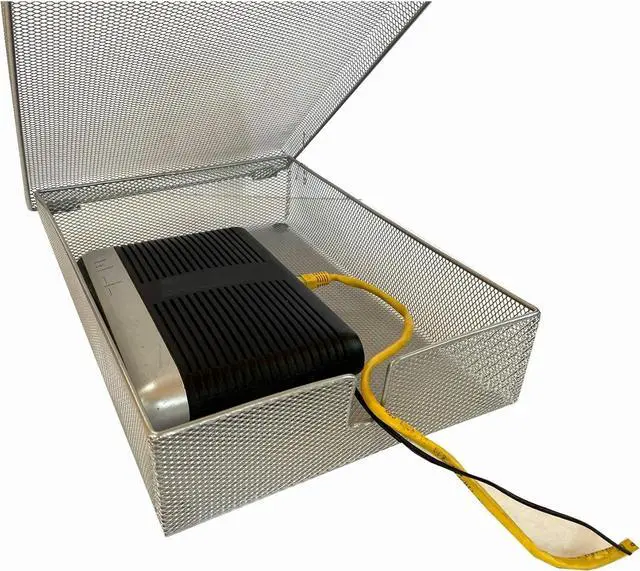 Alt view image 3 of 6 - WiFi Router Cover Guard - Shields You from EMF, Still Use Router