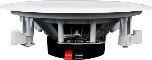 Alt view image 5 of 7 - Rockville Pair HC85-16 White 8" 700 Watt In-Ceiling Home Theater Speakers 16 Ohm, High-Fidelity Audio, Aimable Tweeter, Paintable Grills, for Home Theater and Multi-Room Audio
