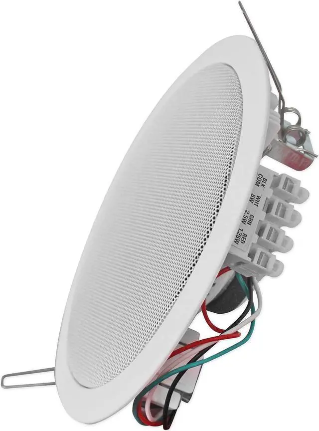 Alt view image 3 of 7 - Rockville Commercial Restaurant Amp+(8) 5" White Ceiling Speakers+Wall Control