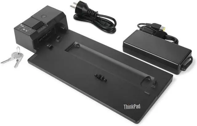 Alt view image 2 of 5 - Lenovo ThinkPad Pro Docking Station with 135W Power Adapter, Black