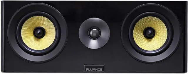 Alt view image 2 of 6 - Fluance Signature HiFi 2-Way Center Channel Speaker for Enhanced Dialogue and Vocals in Home Theater Surround Sound Systems - Black Ash (HFC)