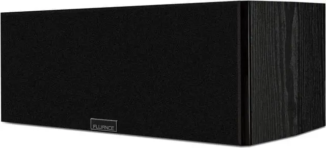 Alt view image 3 of 6 - Fluance Signature HiFi 2-Way Center Channel Speaker for Enhanced Dialogue and Vocals in Home Theater Surround Sound Systems - Black Ash (HFC)