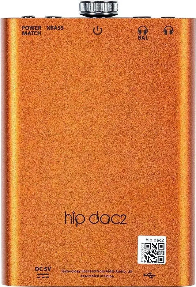 Alt view image 2 of 7 - Hip-dac2 - Portable Balanced DAC Headphone Amplifier for Android, iPhone with USB Input Only/Outputs: 3.5mm Unbalanced / 4.4mm Balanced  MQA Decoder