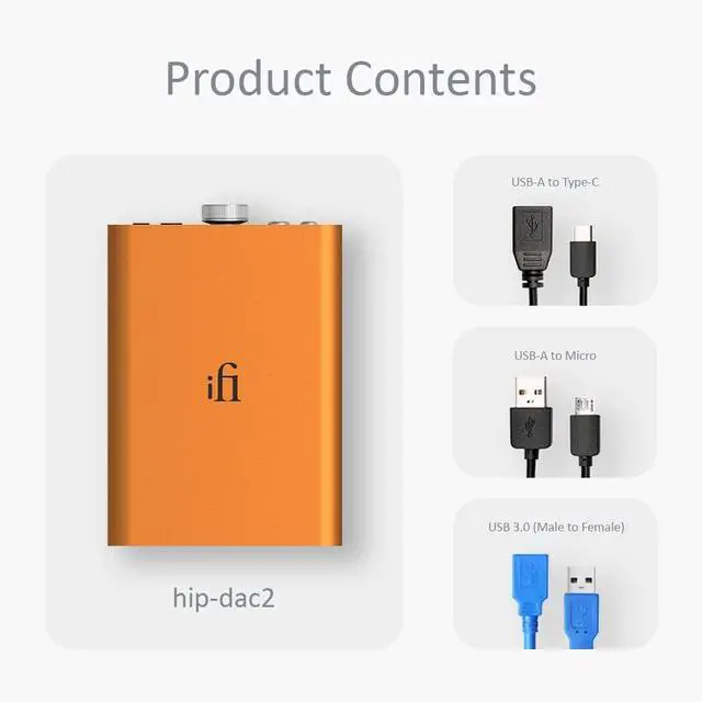 Alt view image 7 of 7 - Hip-dac2 - Portable Balanced DAC Headphone Amplifier for Android, iPhone with USB Input Only/Outputs: 3.5mm Unbalanced / 4.4mm Balanced  MQA Decoder