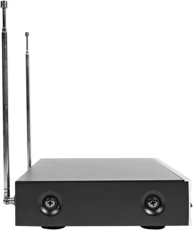 Alt view image 4 of 7 - Rockville RWM1202VH VHF Wireless Dual HandHeld Microphone System/Metal Receiver