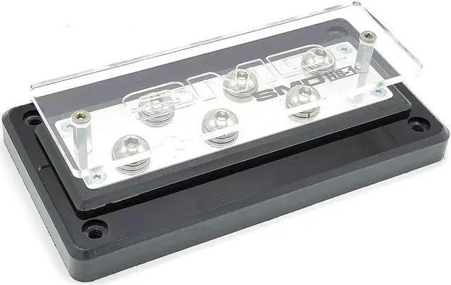 Alt view image 2 of 7 - Single Power/Ground Distribution Block (Half Block)