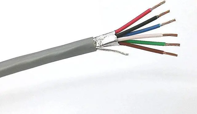 Main image of 3270-6 Conductor 22 Gauge Shielded Cable CMR - Made in USA! (100 ft.)