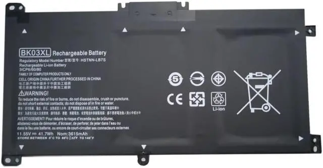Main image of BK03XL Battery for HP Pavilion x360 14m-ba114dx 14-BA014DX 14-BA114DX 916366-421