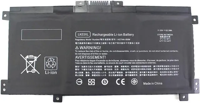 Alt view image 3 of 6 - LK03XL Battery for HP Envy 17-AE143NG 17M-AE0XX Envy X360 15-BP000 15-BP107TX 15M-BP000 15-BP100TX Series
