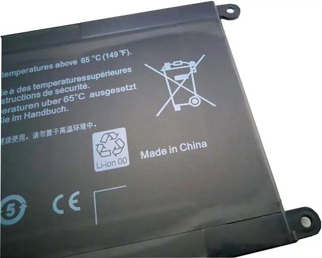 Alt view image 4 of 5 - WDX0R WDXOR laptop Battery for Inspiron 15 5567 5568 13 5368 7368 7569 7579 42Wh