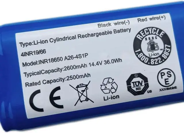 Alt view image 4 of 5 - 2600mAh New Battery for Eufy RoboVac 11 11S 30 30C 15C 15T 12 35C 15C MAX