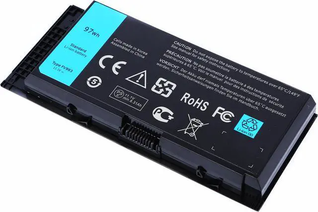 Alt view image 2 of 5 - 9Cell New FV993 Battery for Precision M4600 M4700 M4800 M6600 M6700 M6800 97Wh