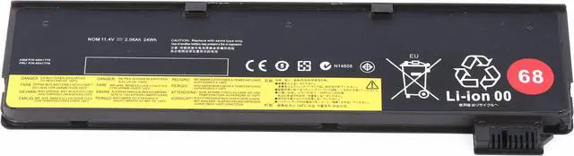 Alt view image 4 of 6 - 68 New Replacement X240 Battery for L enovo ThinkPad X240S X250 X260 T440 T440S 45N1775