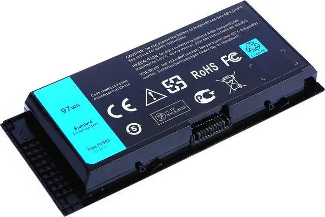 Alt view image 2 of 5 - M6600 97Wh Battery for Precision M4600 M4700 M4800 M6700 M6800 FV993 FJJ4W