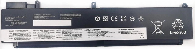 Alt view image 4 of 5 - Replace 24Wh 00HW022 Battery for Lenovo ThinkPad T460s T470s 00HW023 SB10F46461