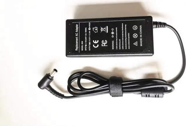 Alt view image 2 of 3 - 65W AC Adapter Laptop Charger Power Cord for Sony Vaio VGP-AC19V48 ADP-65UH 19.5V