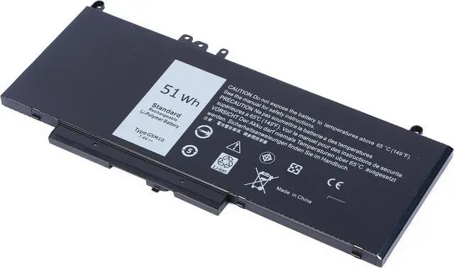 Alt view image 2 of 5 - 51Wh G5M10 Battery for Latitude 14 15 E5450 E5470 E5550 Series R9XM9 WYJC2 7V69Y