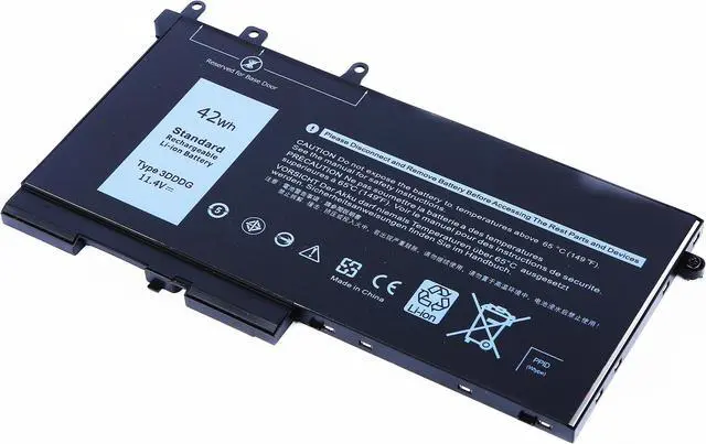 Alt view image 2 of 5 - Replacement 42Wh Battery for Latitude 3DDDG E5280 E5480 03VC9Y Series 11.4V New