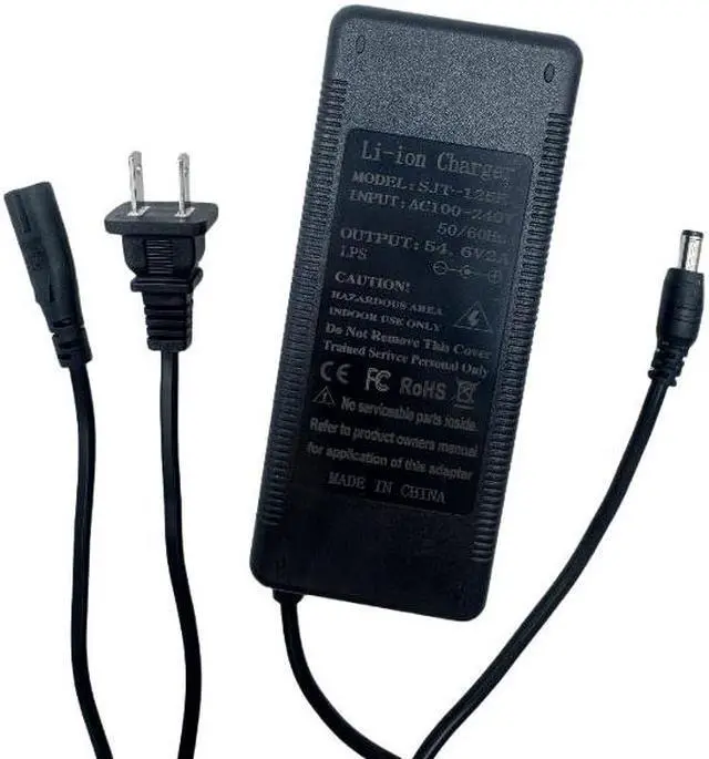 Alt view image 3 of 6 - US 54.6V 2A Charger Adapter for 48V Li-ion Battery Ebike Electric Bike Scooter