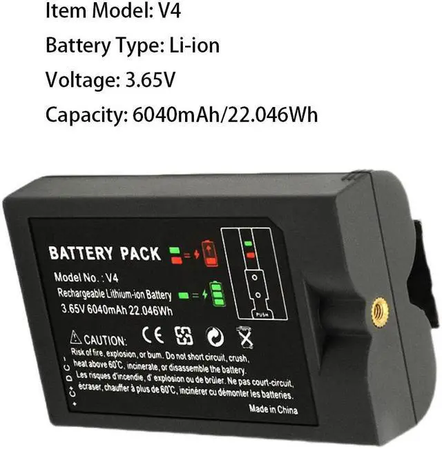 Alt view image 2 of 4 - Replace Rechargeable Battery Pack for Ring Video Door Bell 2, 3, 4 Quick Release