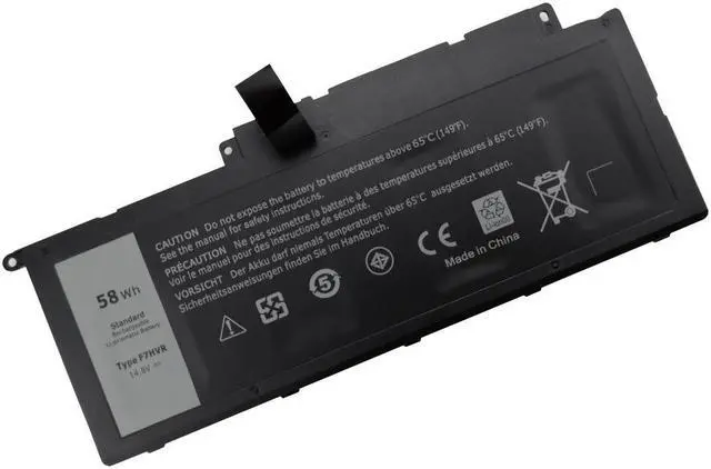 Main image of F7HVR T2T3J 58Wh Battery for Inspiron 15 7537 17 7000 7737 062VNH G4YJM New
