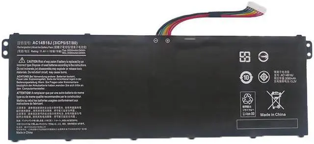 Alt view image 2 of 4 - Replace AC14B18J Battery for Aspire E11 E3-112 B115 Series AC14B13J AC14B18J