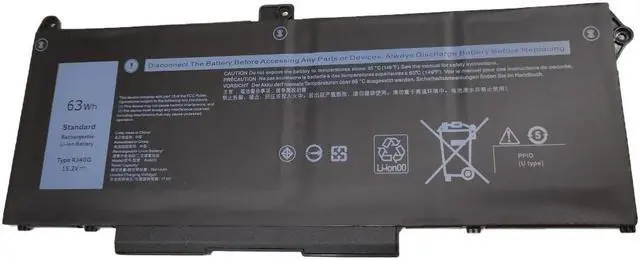 Alt view image 4 of 5 - Damaite RJ40G M033W Battery for Latitude 14 5420 Latitude 15 5520 Precision 15 3560