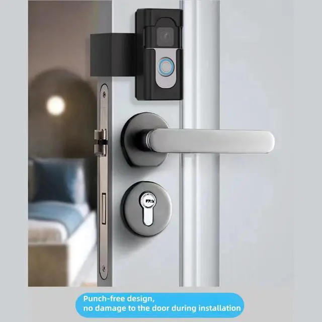Alt view image 7 of 7 - Damaite Anti-Theft Video Doorbell Mount Compatible with Ring/Blink Wireless Video Doorbell, Adjustable Mounting Bracket Accessories for Houses, Apartments, Businesses, No Need to Drill