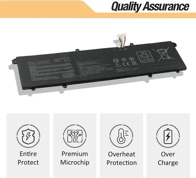 Alt view image 5 of 7 - C31N1905 Battery For ASUS VivoBook K1703Z 15 OLED S1505ZA X1505ZA 17 X1704VA