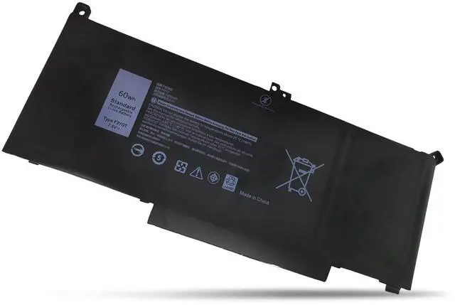 Alt view image 7 of 7 - 60Wh F3YGT Battery Latitude 7480 Battery Replacement Latitude 7490 Battery | for Dell Latitude 12 7000 7280 7290/13 7000 7380 7390 P29S002/14 7000 7480 7490 P28S P73G Series DM3WC 0DM3WC DM6WC 7.6V