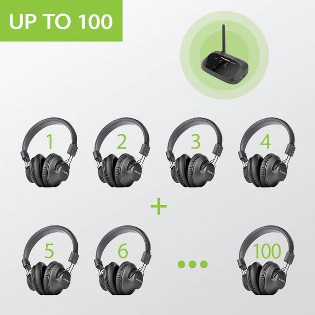 Avantree Quartet-Extra - 2.4G RF Wireless Add-On Headphones