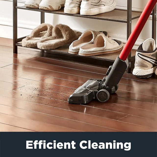 Alt view image 2 of 7 - Eureka Lightweight Cordless Vacuum Cleaner, Rose Red, NEC101