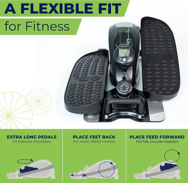 Alt view image 4 of 7 - DeskCycle Ellipse Leg Exerciser - Under Desk Elliptical Machine and Foot Pedal Exerciser - Leg Exerciser While Sitting - Compact Under Desk Exercise Equipment