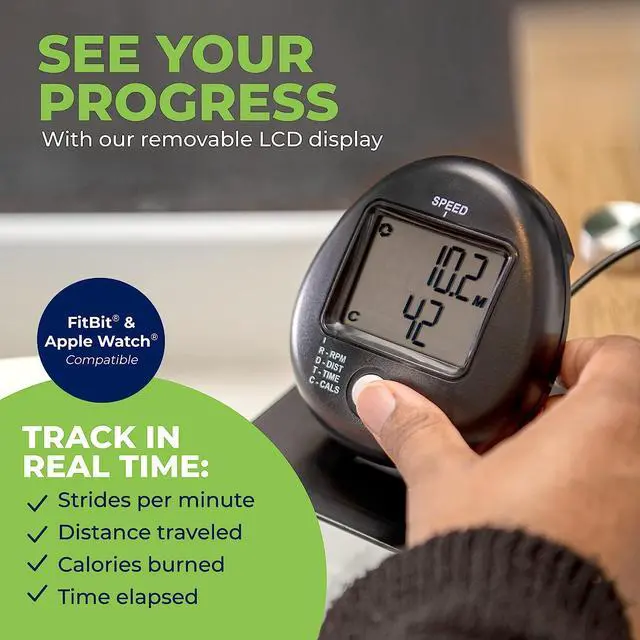 Alt view image 6 of 7 - DeskCycle Under Desk Bike Pedal Exerciser - Mini Exercise Bike Desk Cycle, Leg Exerciser for Physical Therapy & Desk Exercise - Adjustable Leg and Standard Versions