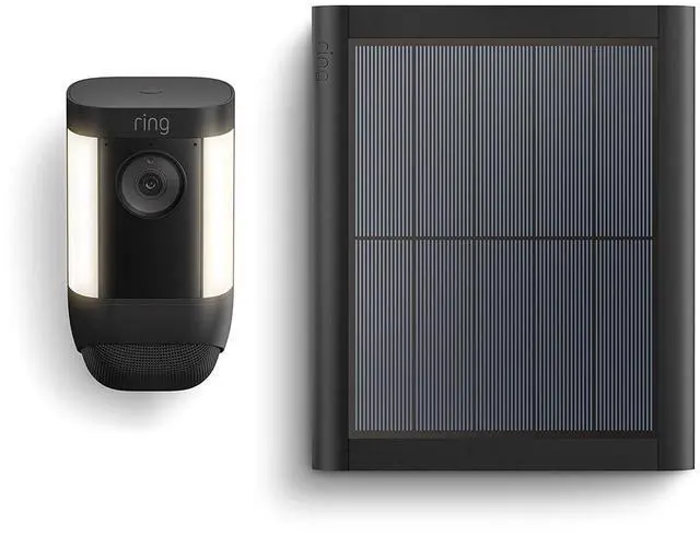 Alt view image 2 of 5 - Ring Spotlight Cam Pro, Solar | 3D Motion Detection, Two-Way Talk with Audio+, and Dual-Band Wifi (2022 release) - Black
