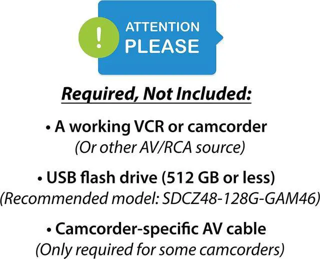 Alt view image 5 of 6 - ClearClick Video to Digital Converter 2.0 (Second Generation) - Record Video from VCR's, VHS Tapes, AV, RCA, Hi8, Camcorder, DVD, Gaming Systems