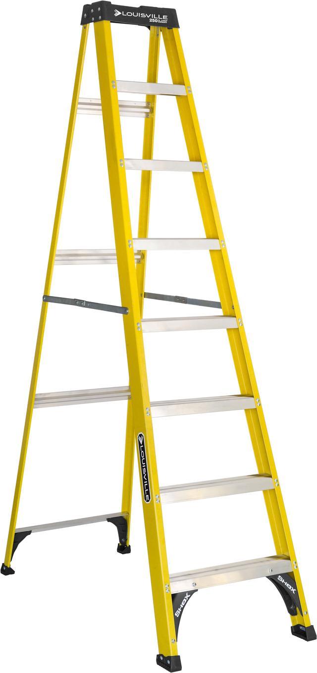 Louisville Ladder 06 - Step Fiberglass Folding Step Ladder