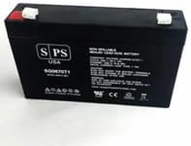Main image of SPS Brand 6V 7 Ah Replacement Battery for Werker WKA6-7.2F UPS Battery (1 Pack)