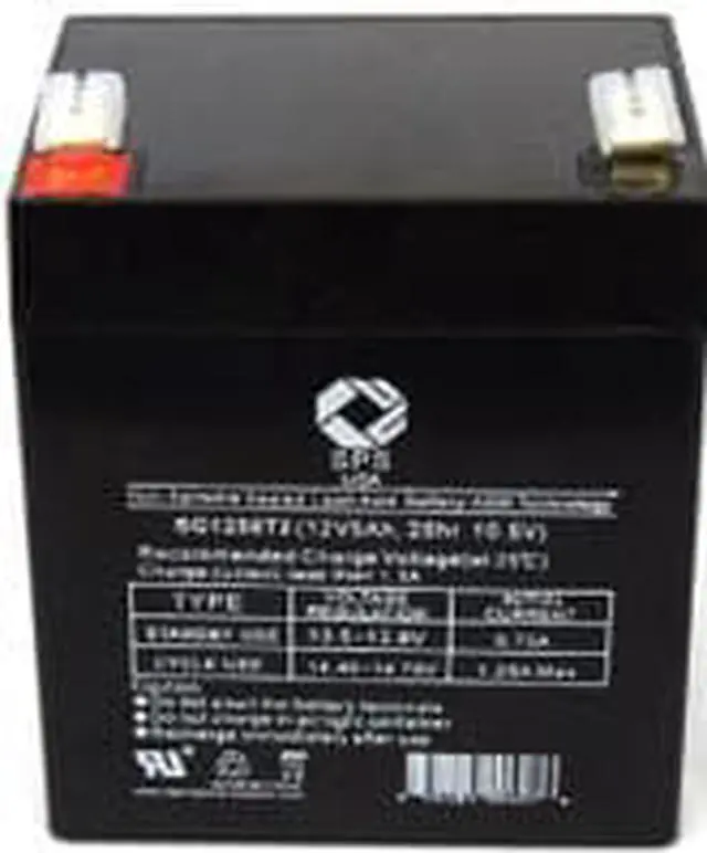 Alt view image 2 of 2 - SPS Brand 12V 5 Ah Replacement Battery for CyberPower SL 375SL UPS (2 PACK)