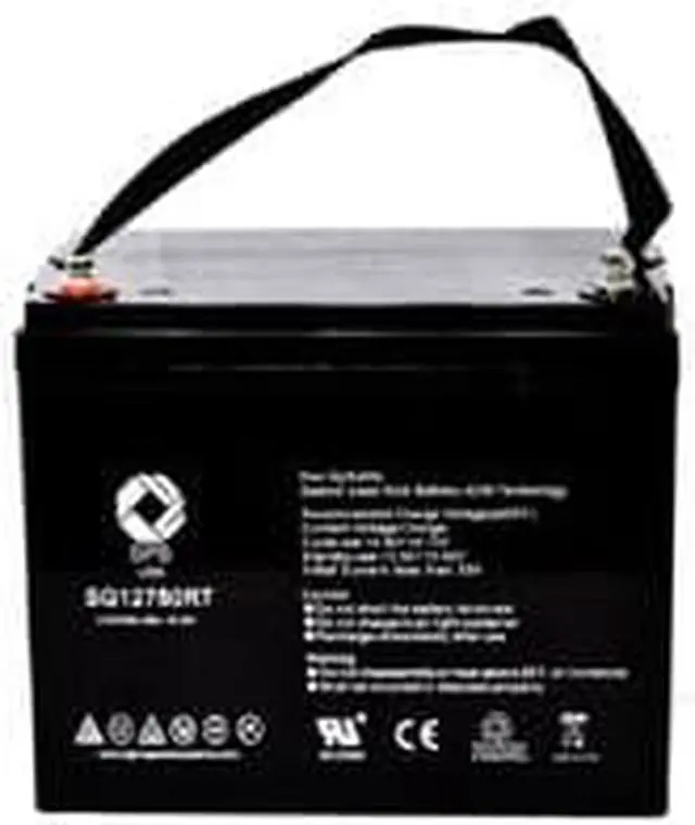 Main image of SPS Brand 12V 75Ah Replacement Battery for Interstate DCM0075 UPS (Terminal RT) (1 Pack)