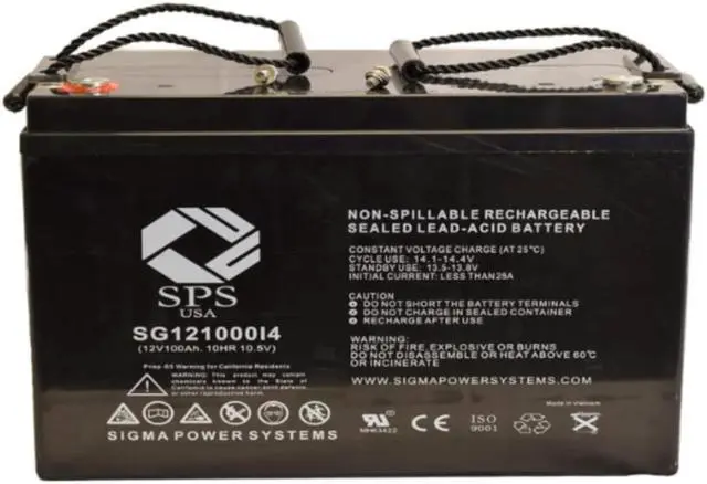 Main image of SPS Brand 12V 100Ah Replacement Battery with Terminal RT