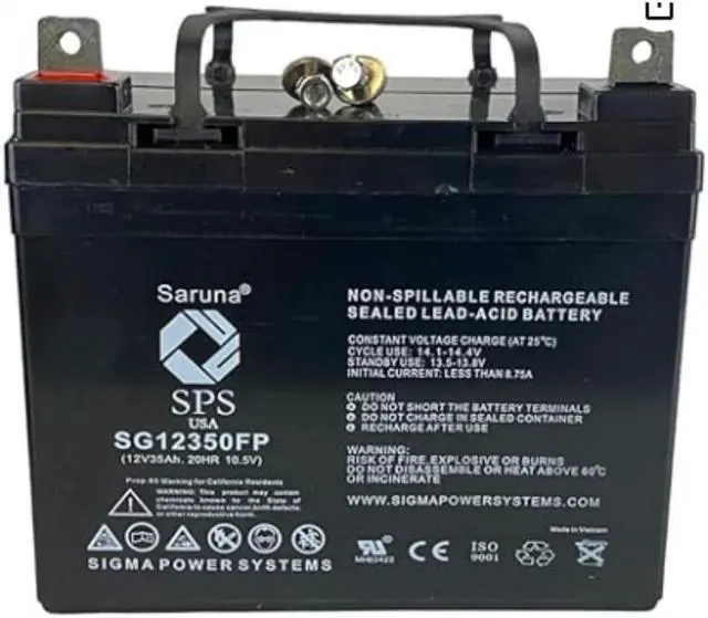 Main image of SPS Brand 12V 35Ah Replacement battery (SG12350) for Pride Mobility SC4001 Celebrity X 3 Wheel