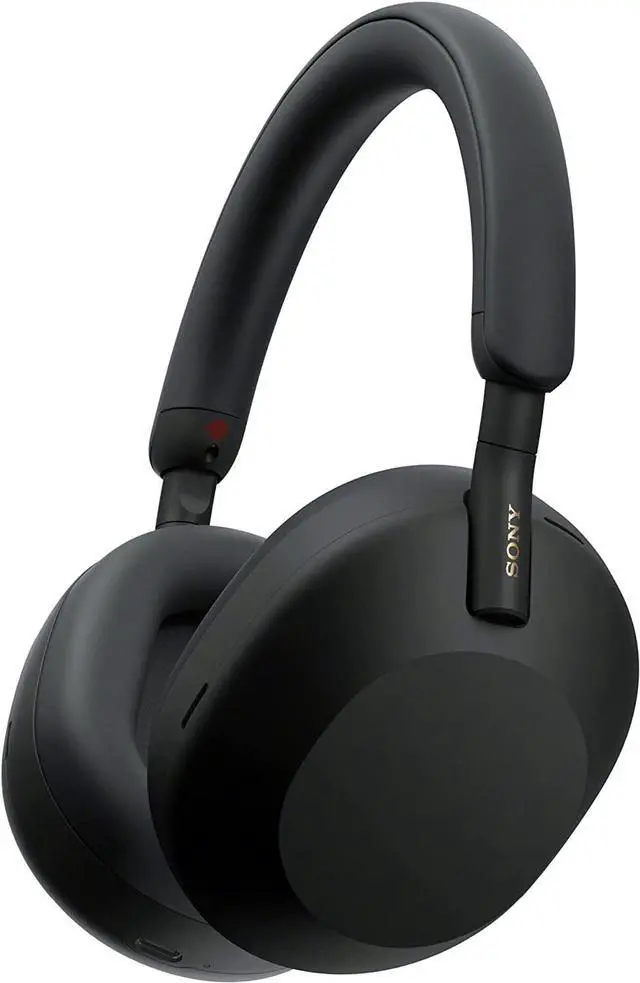 Alt view image 16 of 20 - Sony WH-1000XM5/B Wireless Industry Leading Noise Canceling Bluetooth Headphones (Black)