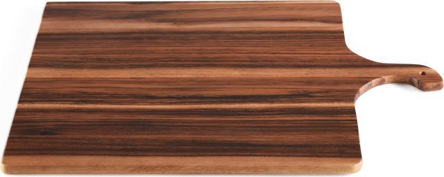 Square Cutting Board With Handle Wood 